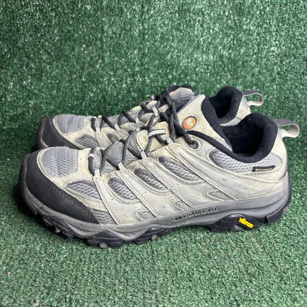 Merrell Moab 2 Waterproof Vibram Hiking Gorpcore Trail Shoe Grey Mens Size 9.5